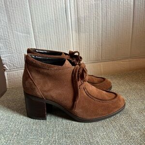 Brown Suede Ankle Boots